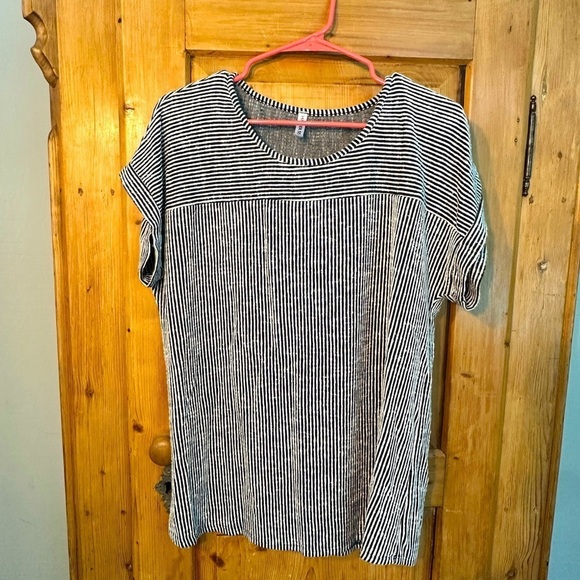 🎉Hanger 55 Super Soft Striped Tee size 2X - Picture 1 of 7